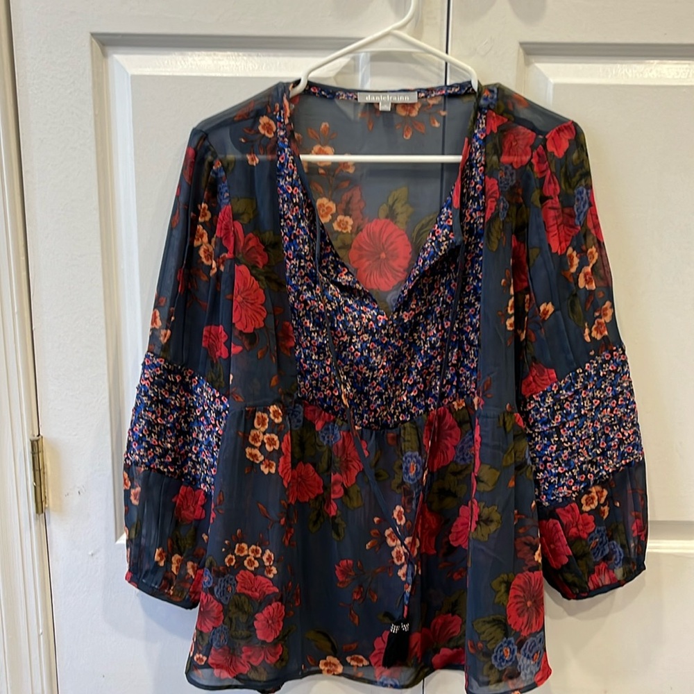 Stitch Fix bohemian style blouse.